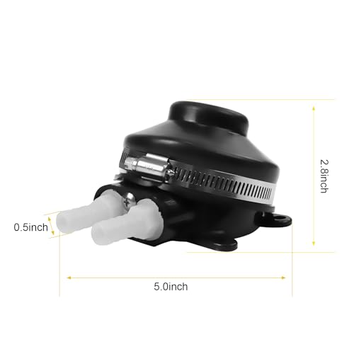 Stanew Foot Water Pump, Wash Basin RV Toilet Marine Foot Press Pump, Bilge Self Priming Pump with 1/2" Flexible Hose - 2.2 GPM for Outdoor Van Adventures in Marine RV Boat Galley Toilet Wash Basin