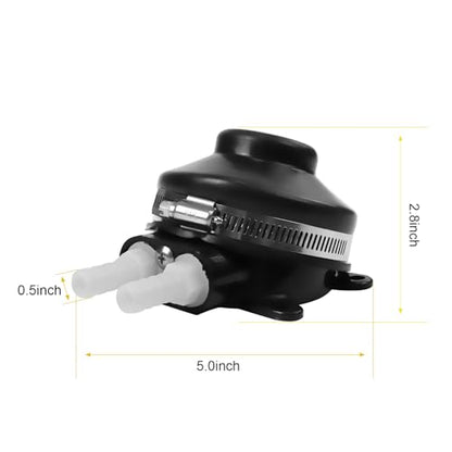 Stanew Foot Water Pump, Wash Basin RV Toilet Marine Foot Press Pump, Bilge Self Priming Pump with 1/2" Flexible Hose - 2.2 GPM for Outdoor Van Adventures in Marine RV Boat Galley Toilet Wash Basin