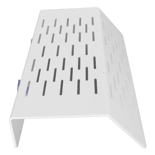 CHICIRIS Acrylic Basking Platform Thick Hollowed Steps Climbing Ramp Stable Resting Dock with Smooth Cleaning for Reptile Tank (Extra Large) - size: Extra Large