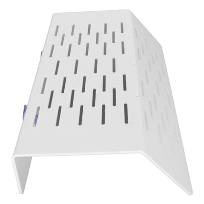 CHICIRIS Acrylic Basking Platform Thick Hollowed Steps Climbing Ramp Stable Resting Dock with Smooth Cleaning for Reptile Tank (Extra Large) - size: Extra Large
