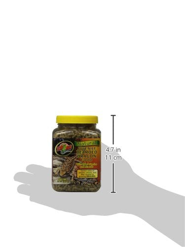 Zoo Med Laboratories Bearded Dragon Juvenile Soft-Moist Pellet Food, 10-Ounce