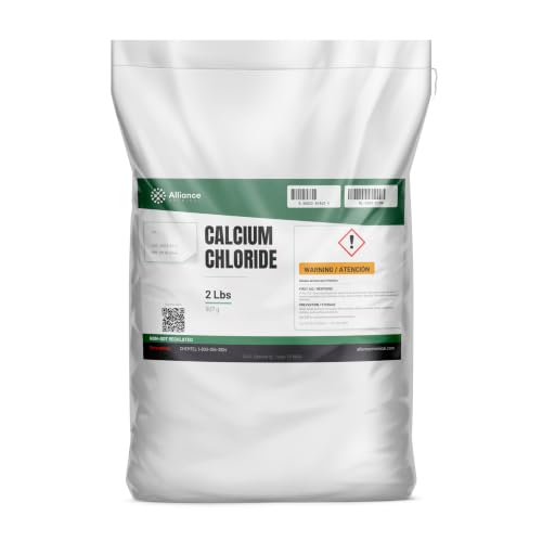 Alliance Chemical Calcium Chloride Ice Melt - 2 LB Can - For Snow Melt, Dust Control, Moisture Control, and General Utility Use - size: 32 Ounce (Pack of 1)