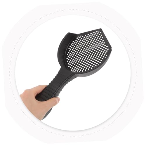Toyvian 2pcs Cat Litter Scoop Set Sturdy Plastic Poop Shovel for Cats Reptiles Ergonomic Handle for Easy Waste Removal Durable Litter Scooper for Efficient Cleanup