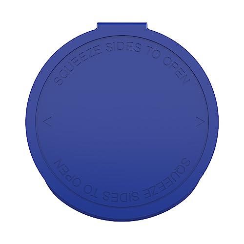 60 Dram CR Plastic Packaging Pop Top Containers - Child Resistant Travel Holder Vial Bottles - 75 qty (Blue) - color: Blue