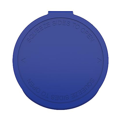 60 Dram CR Plastic Packaging Pop Top Containers - Child Resistant Travel Holder Vial Bottles - 75 qty (Blue) - color: Blue