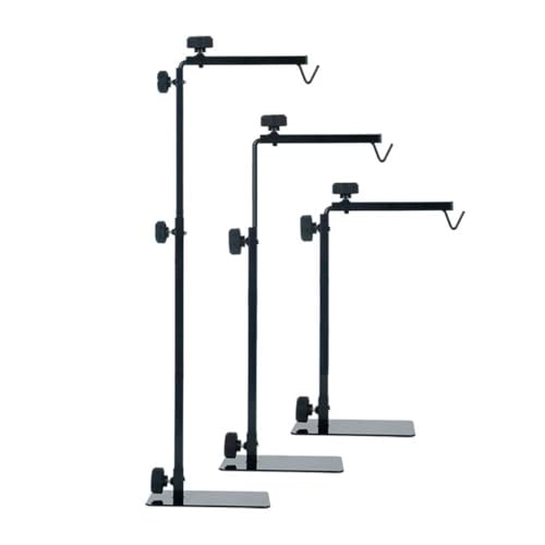 Adjustable 13-29 inch Metal Reptile Lamp Stand – Versatile Floor Light Holder for Terrarium Heat Lamps & Dome Shades, Perfect for Glass Reptile Enclosures & Heating Bulbs.