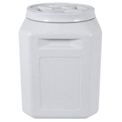 Vittles Vault Traditional Pet Food Storage Container For Dog Kibbles/Bird Seed/Oatmeal/Rice/Flour/Cereal, BPA Free Plastic, Sealed Airtight For Cat Food, Up To 50 lb, Made in USA, With Scoop, Gray - size: 50 Pounds