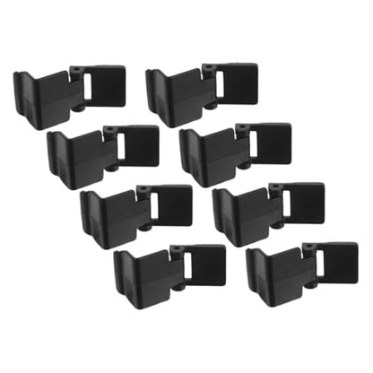 8pcs Reptile Enclosure Lock Clips - Aquarium Lid Lock Reptile Terrarium Clips for Turtle and Amphibian Tanks Easy Installation