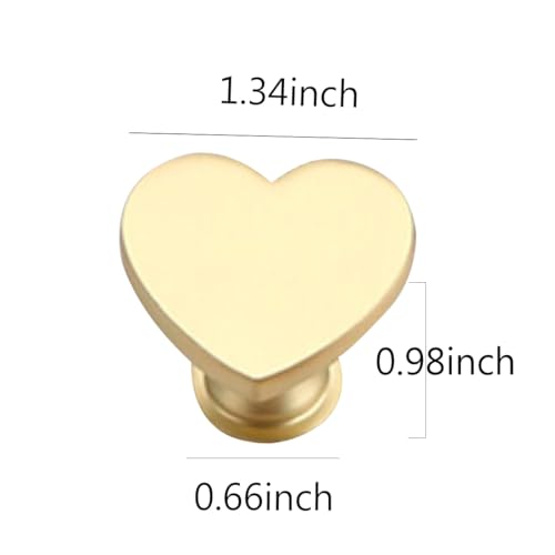 Heart Shaped Wall Hooks,Heart Shaped Coat Hooks,Heart Decorative Wall Hooks for Wall Decorative Curtain Tieback Hooks 4 Pieces - color: Golden heart shape