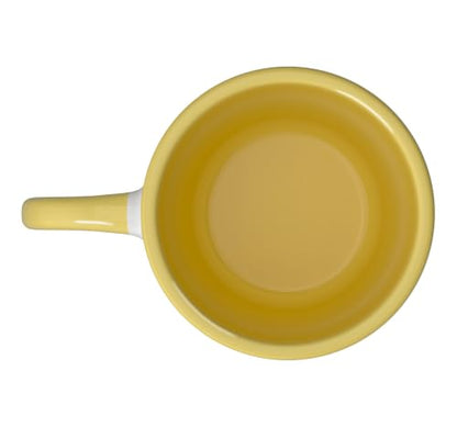 Cricket Princess Ball Sport Hobby Team Ceramic Mug, Yellow/White, 11oz - color: Yellow/White, size: 11 Ounces