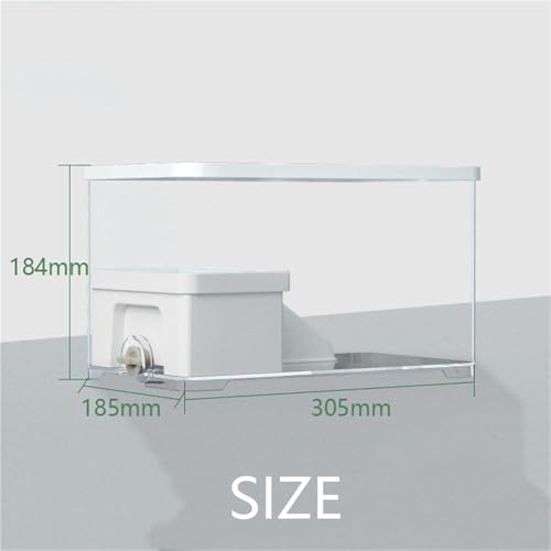 Turtle Enclosure Fecal Separation with Sun Drying Climbing Table Desktop Turtle Feeding Tank