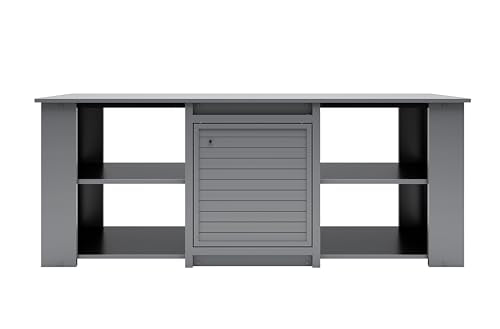 New Age Pet® ECOFLEX® 72" Jumbo Versa Stand, Standard Height Cabinet for Reptile & Small Animal Habitat, Lounge in Grey - color: Grey
