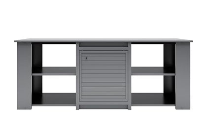 New Age Pet® ECOFLEX® 72" Jumbo Versa Stand, Standard Height Cabinet for Reptile & Small Animal Habitat, Lounge in Grey - color: Grey
