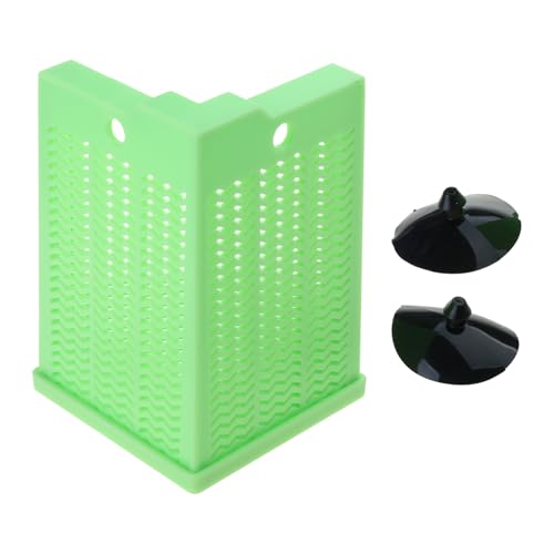 Wall Mounted Reptiles Feeding Station Corner Feeder Box With Suction Cup Attachment For Terrariums Reptiles Supply