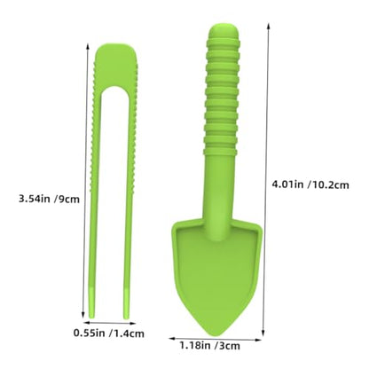 Totority 5Set Ergonomic Poop Scoop Feeding Tools for Easy Terrarium Maintenance for Turtles Snakes and Small Pets