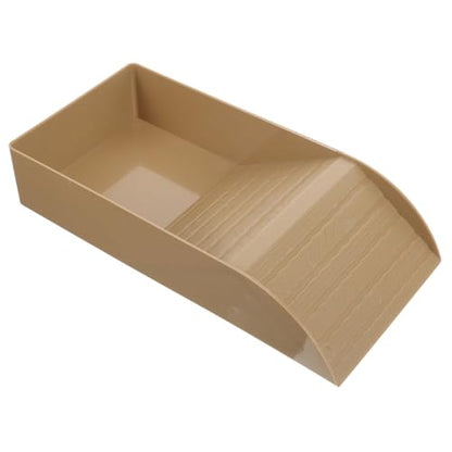 Turtle Basking Platform and Feeding Dish for Reptiles Multi-Functional Water Bowl for Turtles Tortoises Frogs and Lizards Plastic Grain Design