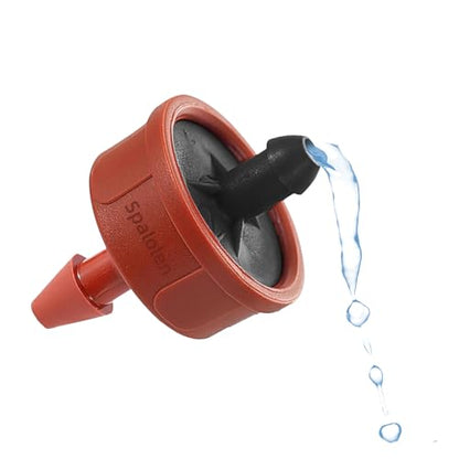 30PCS 1 GPH Pressure Compensating Drip Irrigation Spot Watering Drippers/Emitters, Self-Cleaning Constant Flow Drip Irrigation Emitters Heads Irrigation Drippers Parts for Drip Irrigation System - color: 30PCS, size: 1 GPH