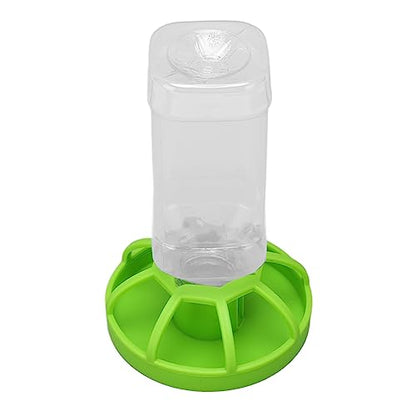 Reptile Water Dispenser, PP Gravity Water Bottle Automatic Feeder with Removable Top and Smooth Edges, Self Refilling Station for Lizard Tortoise Chameleon (Small) - size: Small
