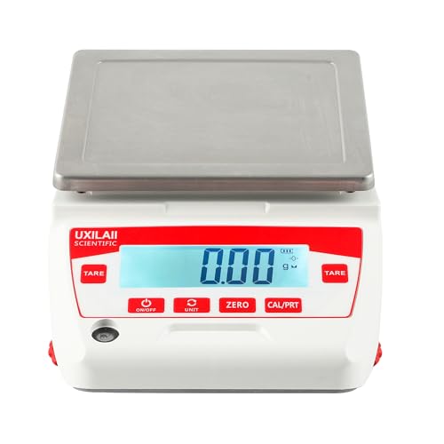 Lab Scale 2200g x 0.01g High Precision Electronic Analytical Balance 0.01g Accuracy Laboratory Balance Digtal Scale Gram Scale Jewelry Scale with 500g Calibration Weight - size: 2200g0.01g