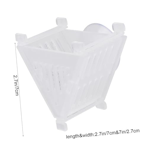 Acrylic Large Feeder Cup Automatic Fish Tank Feeder Worm Feeding Dish for Shrimp and Large Fish Aquarium Supplies