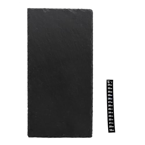Slate Tiles for Reptiles Food Bowl Dish Feeding Slate 30 x 15 cm | Tortoise Habitat Accessories, For Reptiles Tank