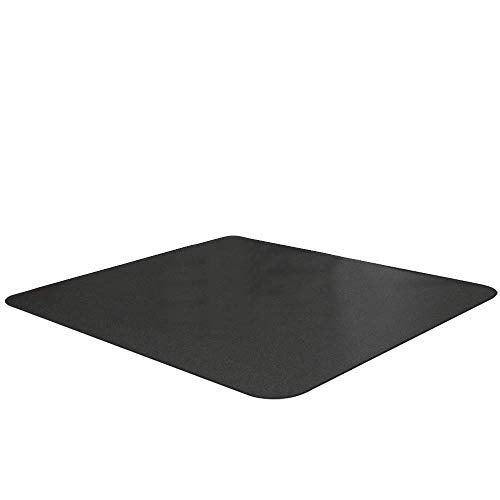 RESILIA Under Pet Cage Mat for Bird Cages, Reptile Aquariums, Dog Kennels, Water-Resistant Pad for Carpeted Floors and Surfaces, 30 Inches x 48 Inches, Black - color: Black