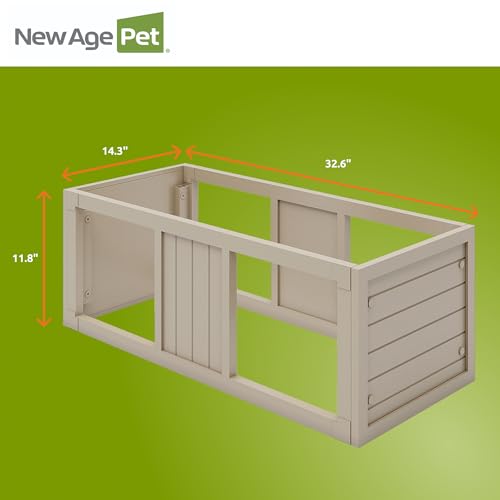 New Age Pet ECOFLEX Medium Maple Mojave Stacker for Reptile Habitats | 10 Year Limited Manufacturer's Warranty | Stackable Design, Accommodates Lighting Set-Up - color: Tan, size: Medium