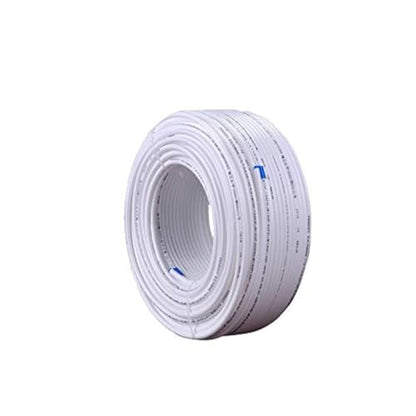White 1/4" RO Tubing at 70°F-120PSI to 150°F-60PSI 1/4" Flexible water pipes 1/4-inch Plastic NSF Certified CCK Tubing（60 Feet) - color: White 1/4" 60FT (20M)