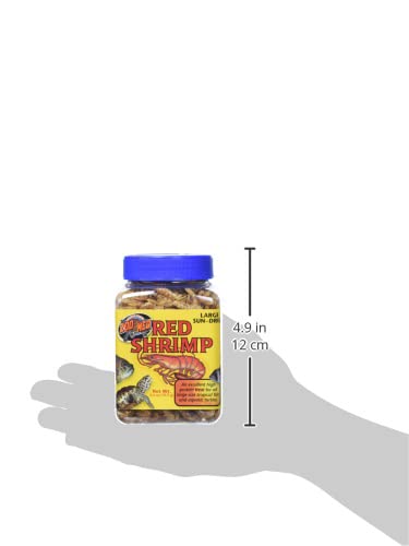 Zoo Med Sun Dried Large Red Shrimp, 2-1/2-Ounce - size: 2.5 Ounce (Pack of 1)