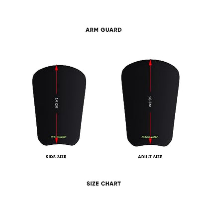 moonwalkr Cricket Arm Guard - color: Black