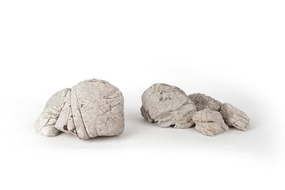 Elephant Skin Stone Grey Aquascaping Rock 18lb Planted Aquarium | Grey wrinkled texture; iwagumi and terrarium - size: 16 Elephant Skin Stone Grey(3-9 inches,18lbs)