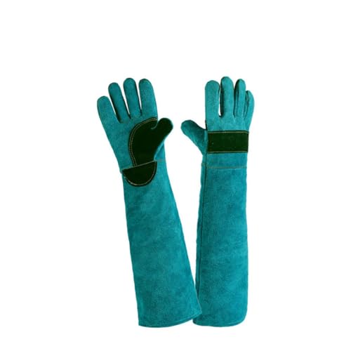 ISMARTEN Bird Animals Anti-Scratch Protective Gloves, Dogs Cats Parrot Training Working Glove - color: Blue