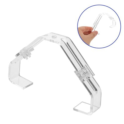 Toyvian 2pcs Aquarium Lamp Bracket for Reptiles and Aquariums Light Holder Clip for Terrariums Secure Fixation for Glass Tanks Lighting