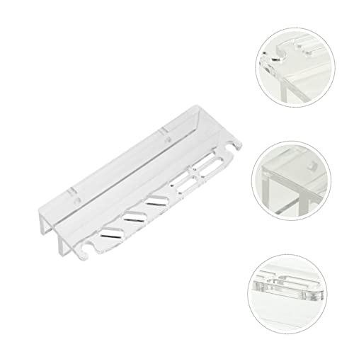 Mikikit Acrylic Aquarium Tool Holder Rack Storage Magnetic Cleaner Fish Tank Cleaning Tool Stand