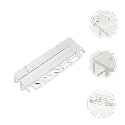 Mikikit Acrylic Aquarium Tool Holder Rack Storage Magnetic Cleaner Fish Tank Cleaning Tool Stand