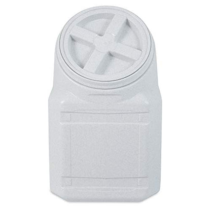 Vittles Vault Traditional Pet Food Storage Container For Dog Kibbles/Bird Seed/Oatmeal/Rice/Flour/Cereal, BPA Free Plastic, Sealed Airtight For Cat Food, Up To 40 lb, Made in USA, With Scoop, Gray - size: 40 Pounds