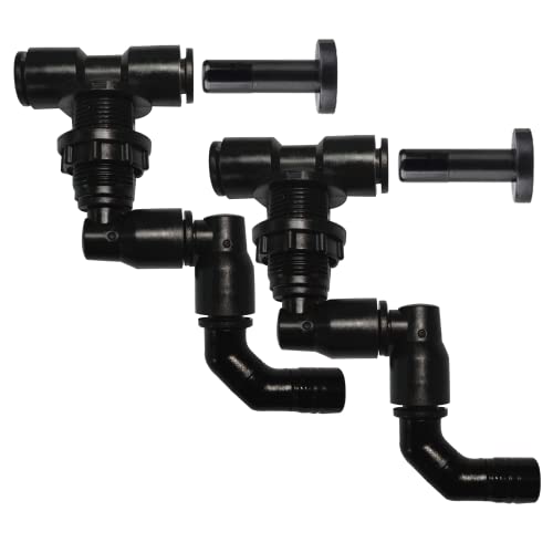 2-Pack Reptile Mister Nozzles - 1/4'' Reptile Fogger Fine Mist Nozzles for Terrarium, Paludarium, Vivarium, Plants, Amphibians, Tank - size: Single Nozzle*2