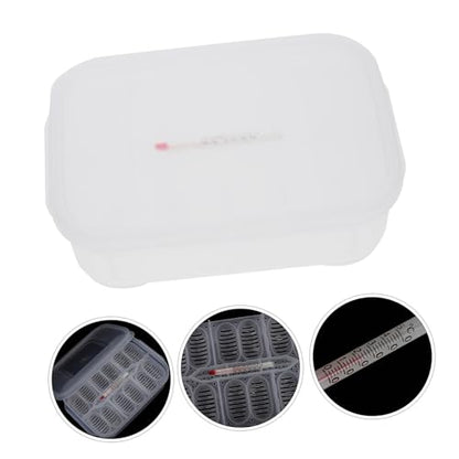 YARNOW 12-Compartment Reptile Egg Incubator for Gecko and Lizard Breeding Durable Incubation Tray Temperature Control