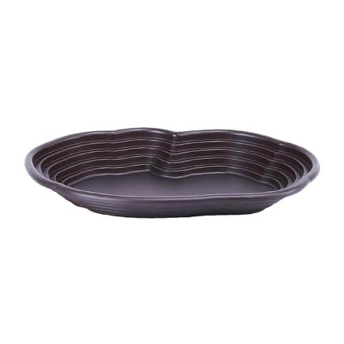 Reptile Feeding Dish Reptile Feeding Water Bowl Turtle Water Bowl Reptile Bathing Pool for Semi Aquatic Chameleon Gecko Rest, no Drainage - color: no drainage