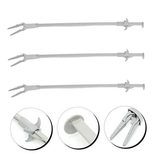 3Pcs Professional Aquarium Feeding Tongs Convenient Tweezers for Fish Feeding Aquascaping and Reptile Care Includes Straight and Curved Tips for Versatile Use