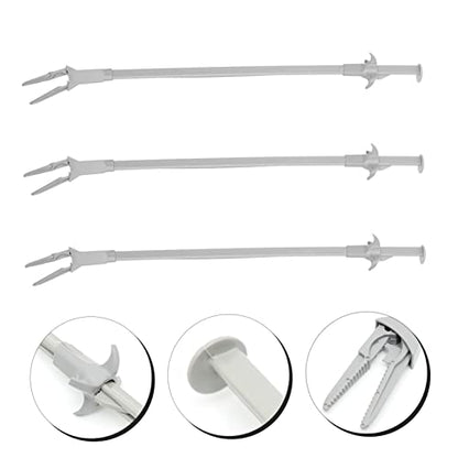 3Pcs Professional Aquarium Feeding Tongs Convenient Tweezers for Fish Feeding Aquascaping and Reptile Care Includes Straight and Curved Tips for Versatile Use