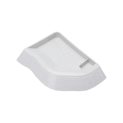 Design Turtles Bathing Pool and Food Reptiles Habitats Essential Safe and Easy Maintenances for Small Animal Turtle Bath Bowl Feeding Bowl Split Design - color: marble color
