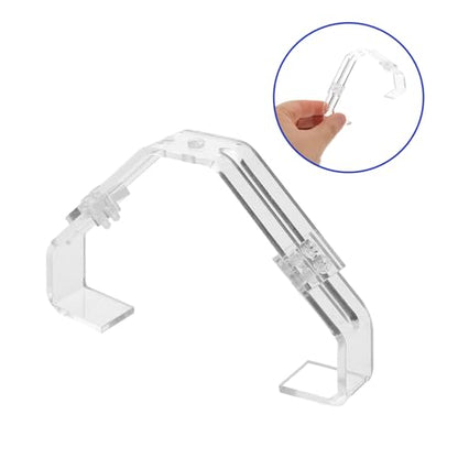 Mipcase 2pcs Light Clip for Terrarium Durable Replacement Lamp Holder for Fish Tank and Reptile Heating Light Versatile Fixture for Aquariums and Glass Tanks