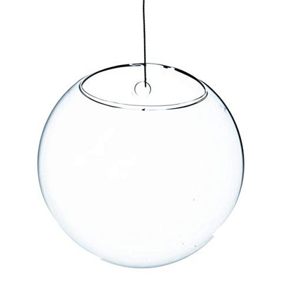 WGV Wall Hanging Planter Terrarium Bulk, Diameter 5", Clear Mounted DIY Succulents Air Glass Floral Container Vase, Tea Light Votive Candle Holder for Decoration 6 Pieces - size: 5"D