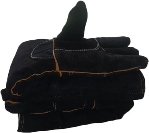 Pet Bite-Proof Gloves,Strengthened Gloves for Animal Handling, Parrots Lizards Reptiles Bathing Grooming and Bite-Proof Gloves