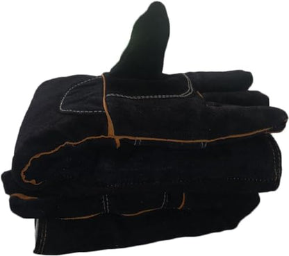 Pet Bite-Proof Gloves,Strengthened Gloves for Animal Handling, Parrots Lizards Reptiles Bathing Grooming and Bite-Proof Gloves