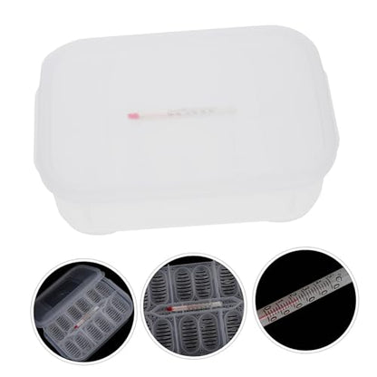 VANZACK Egg Hatching Incubator Box 12 Holes Gecko Incubator Reptile Hatchery for Snakes Lizards