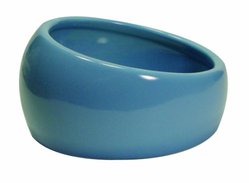 Living World Ergonomic Food Dish, for Small Animals, Blue, Small, 4.22oz, 61682A1 - size: Small