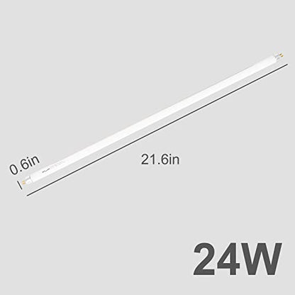 REPTI ZOO 22" T5 HO 10.0 UVB Bulb Desert Reptile UVB Lamps 24W - size: 24 Watts