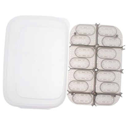 Reptiles Hatching Box Breeding Container for Geckos Turtles and Snakes Transparent Observation Lid Easy to Use and Clean for Home Store